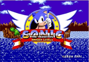 Sonic - Harder Levels Title Screen